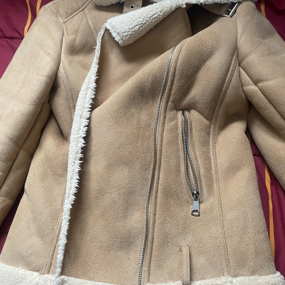 Biker jacket brown - Picture 2 of 4